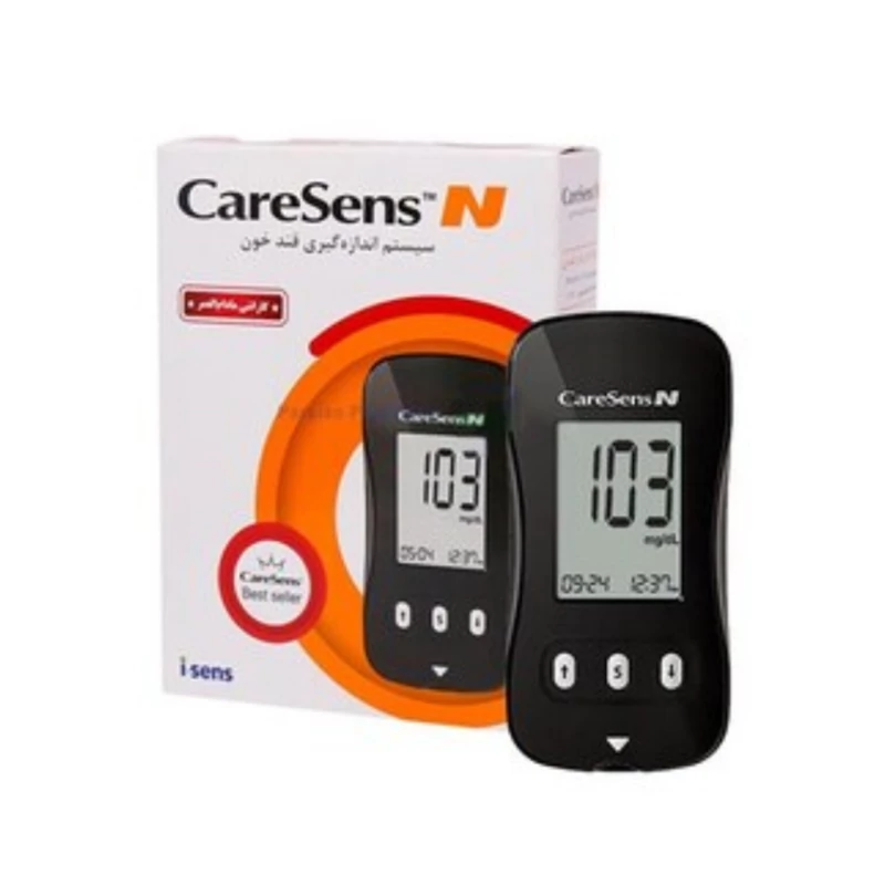 تصویر دستگاه تست قند خون کرسنس CareSens N به همراه 25 نوار 