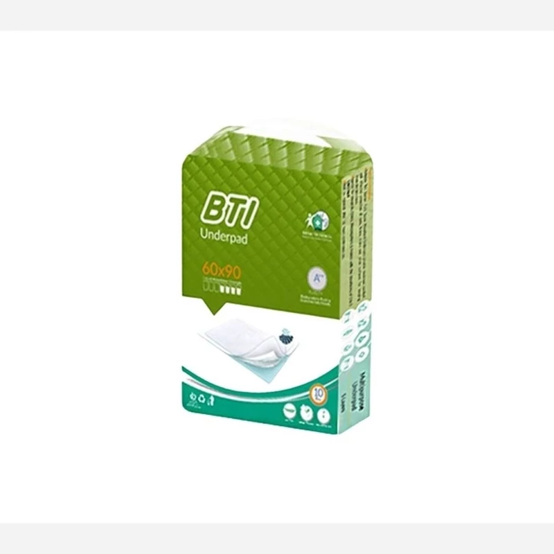 زیرانداز بهداشتی بیمار (دروشیت) 10 عددی سایز 90 در 60 BTI