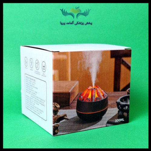 چراغ خواب و بخور سرد 300 میلی لیتری طرح هیزم
