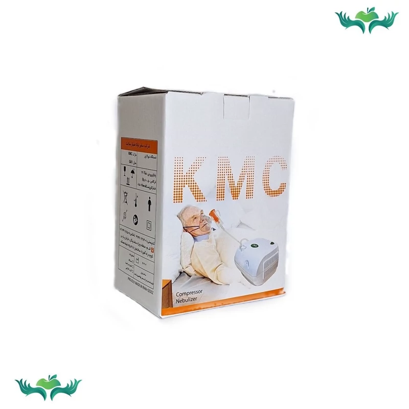 دستگاه نبولایزر به همراه ماسک اکسیژن KMC بسته بندی جدید