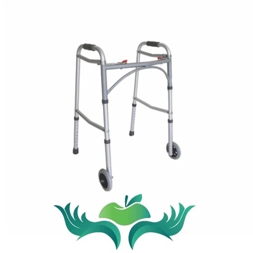 واکر چرخ دار تاشو با قابلیت تنظیم ارتفاع مجموعه دو عددی (عمده)