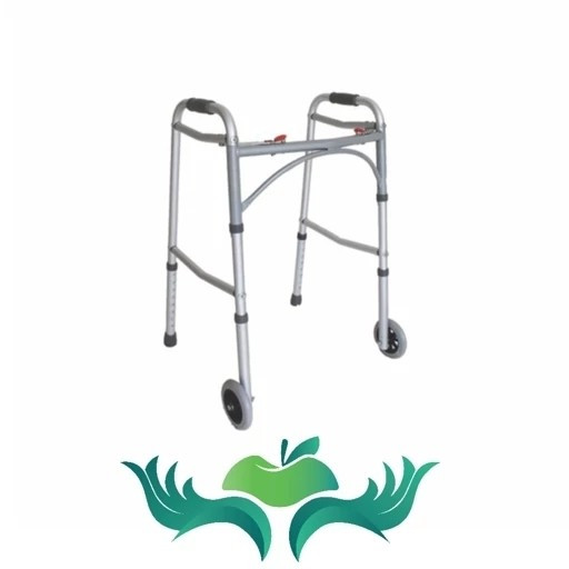 واکر چرخ دار تاشو با قابلیت تنظیم ارتفاع مجموعه دو عددی (عمده)