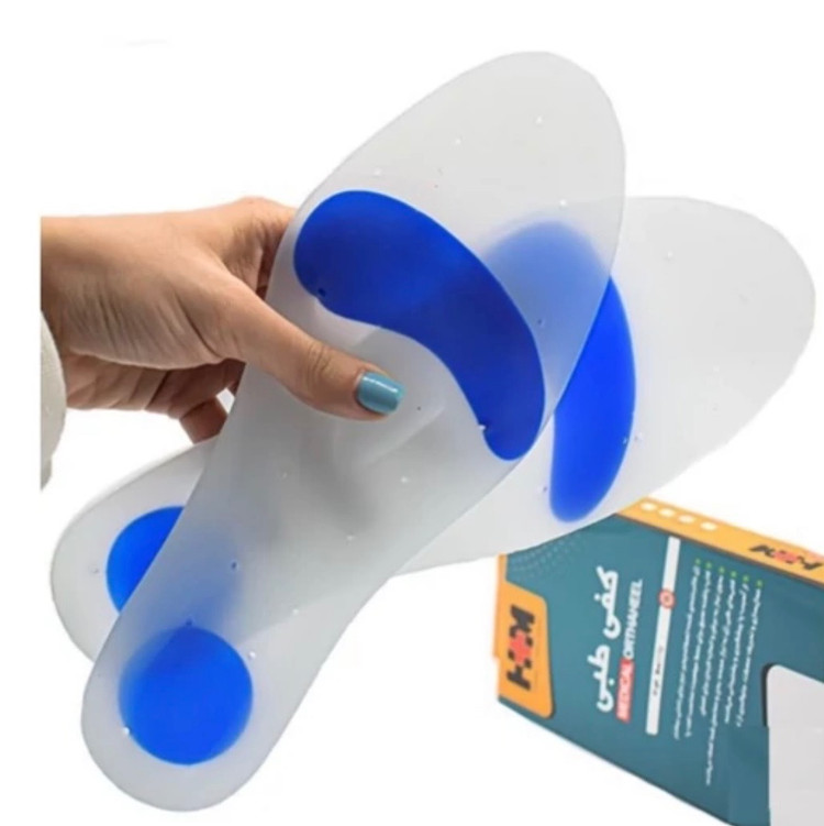 کفی طبی کامل سیلیکونی سایز مدیوم عمده 12 جفتی