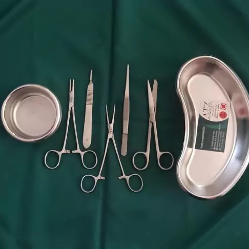 ست بخیه و پانسمان 8 تکه پزشکی جراحی قابل اتوکلاو
