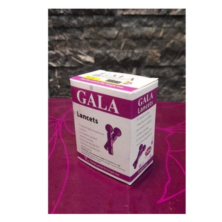 سوزن تست قند خون چهار پر (لنست) گالا GALA مجموعه 40 عددی عمده